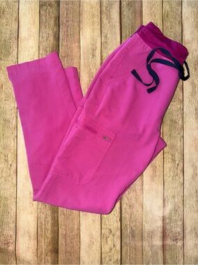 Figs high waisted yola skinny scrub pants extra small